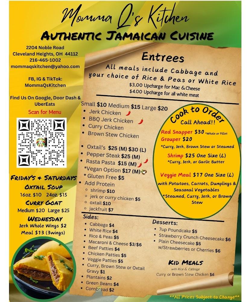 Momma Q's Kitchen Menu image 1